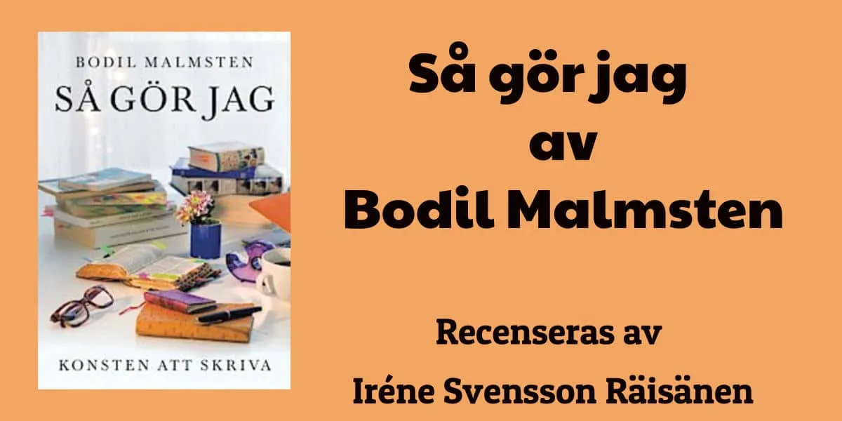 Så gör jag av Bodil Malmsten