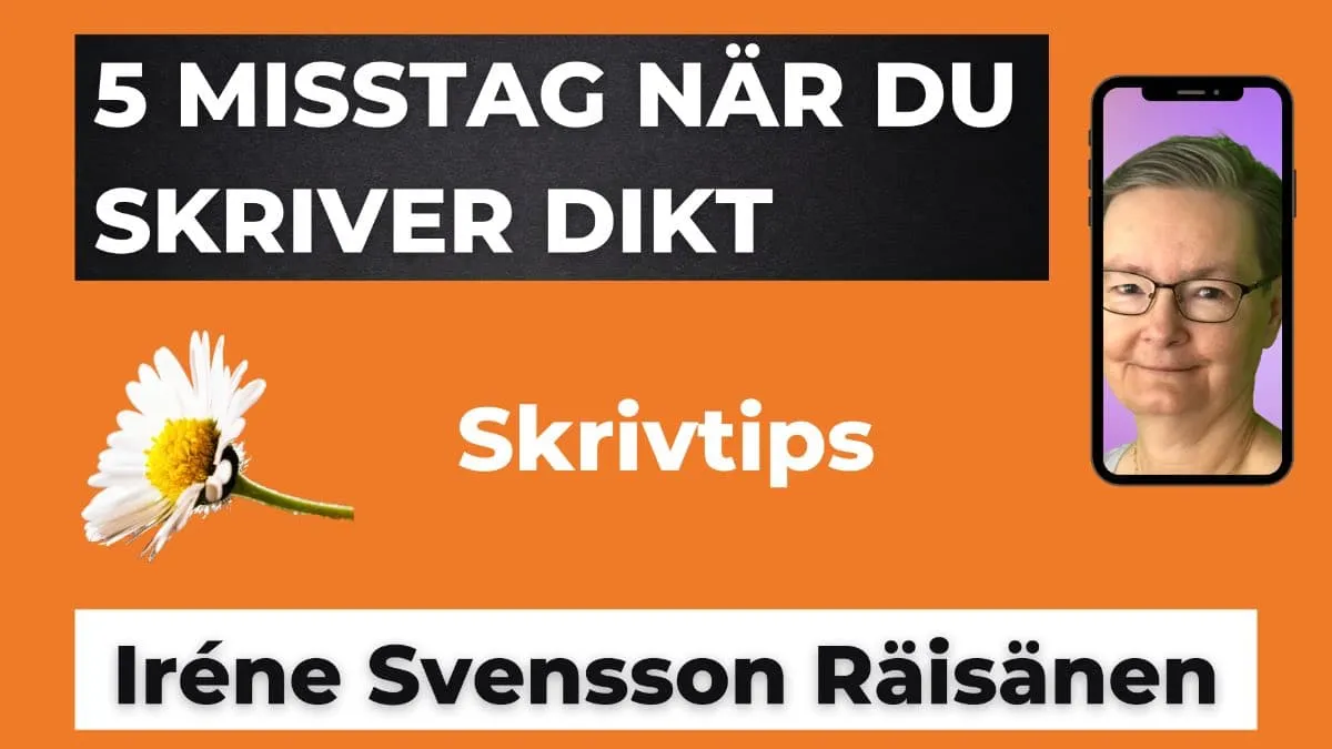 5 vanliga misstag när du skriver dikt