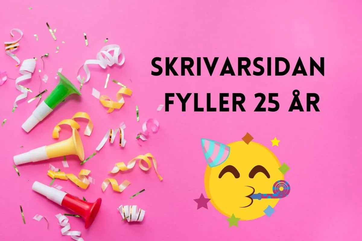 SkrivarSidan firar 25 år