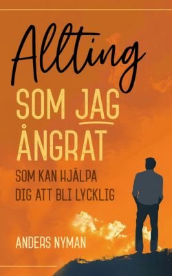 Allting som jag ångrat Omslag