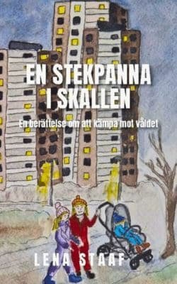 En stekpanna i skallen omslag