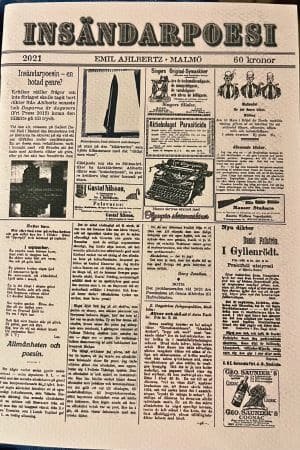 Insändarpoesi omslag